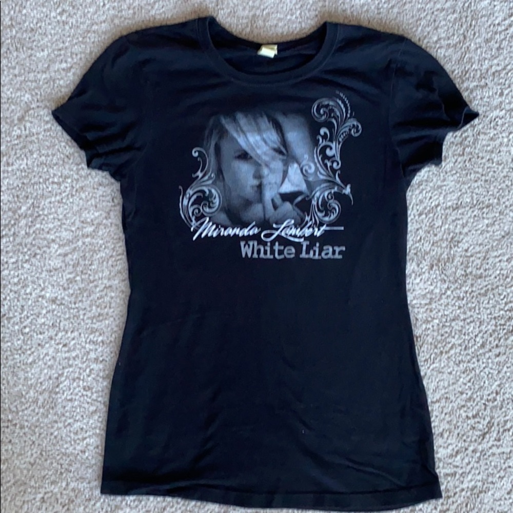 Miranda Lambert White Liar Tour Tee Shirt